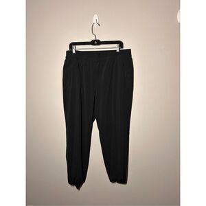 Banana Republic black joggers size large C40-3